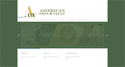 Desktop Screenshot of americancoinandvault.com
